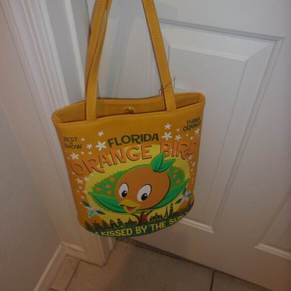 Disney Loungefly Orange Bird Tote EPCOT Flower & Garden Festival - NEW - Picture 6 of 6